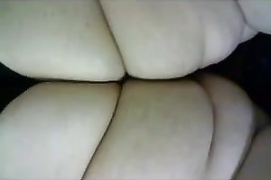 SSBBW pale skin gazoo of my older girlfriend filmed from behind