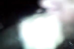 Chick with flushing cheeks greedily works on my meaty dark knob