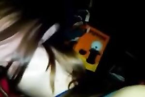 Beautiful and juvenile European harlot dirty slut wife can't live without engulfing sweetmeat