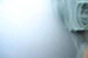 Dirty smelly brunette hair sex pot attacked stinky rod of casual passer-by at sidewalk