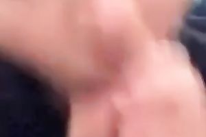 Brunette nympho sucked my friend's lollicock like a greedy doxy