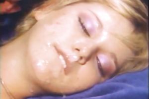 Blonde hottie loved to engulf her friend's massive dick