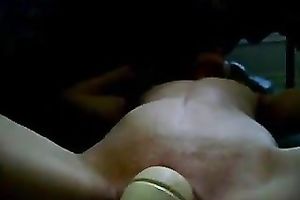 Skinny titless redhead chick having the best big O