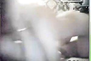 Flamboyant brunette hair girlie sucks me off on web camera