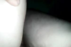 My dark brown GF lets me play with her bawdy cleft previous to I fuck it