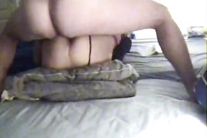 Gaped and stretched arse gap of my housewife screwed hard