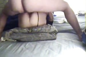 Gaped and stretched arse gap of my housewife screwed hard