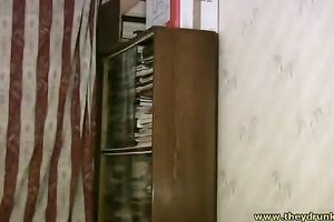 Fat smutty non-professional bitch flashes her massive boobies and arse during the time that posing