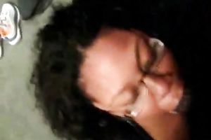 Ebony cougar woman is quite good and blowing my shlong