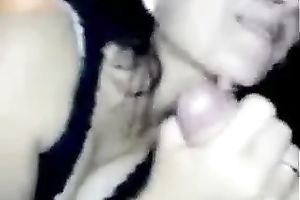 My knob crazed white bitch knows how to give irrumation joy