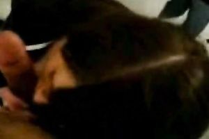 I asked her to engulf my cock and show me her mounds on livecam