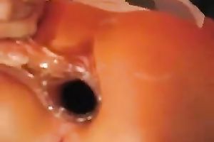 My concupiscent GF rides my swollen jock in reverse cowgirl position