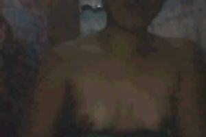 It was black in her room but I still could watch her merry mangos on livecam