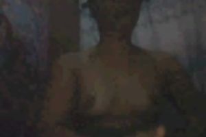 It was black in her room but I still could watch her merry mangos on livecam