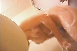 Spy camera - neighbor's curvy Asian slutwife takes shower