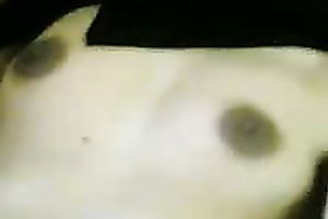 Whorish and hawt sweetheart receives fastened up and her face overspread on couch all bare