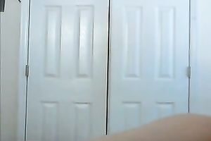 Nerdy ginger cutie flashed her pierced abdomen button and large whoppers