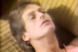 Hot brunette hair with magnificent melons pleases her dude