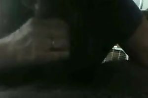 Mature white slutty wife engulfing biggest dark knob deepthroat