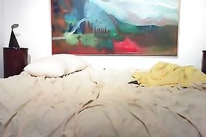 Flabby bodied non-professional web camera dark brown hotwife worked on her hubby