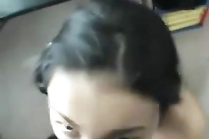 Majestic legal age teenager with tiny bumpers acquires massive facial cumshot