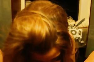 Sexy brownhead sweetheart giving great deepthroat irrumation in POV