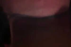 Just squeezing her breasts whilst facefucking her in the throat