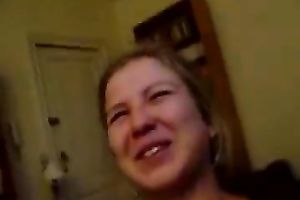 Amateur casual looking Married slut sucks my wang on homemade episode