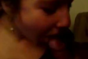 Amateur casual looking Married slut sucks my wang on homemade episode