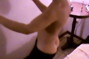 My milf horny white wife teases me topless with her hawt gazoo crack