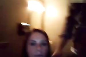 Ardent raven haired pretty housewife of my buddy knows how to engulf him dry