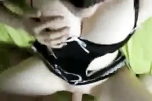 Blindfolded skank sucks my prick in advance of taking it in her snatch