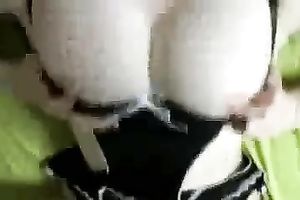 Blindfolded skank sucks my prick in advance of taking it in her snatch