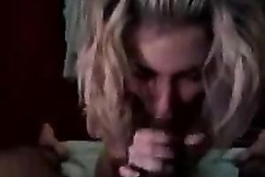 Beautiful blond girlfriend from Greece giving me astounding head