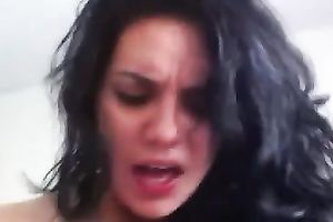 Passionate Romanian milf girlfriend riding me on top