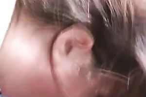 Chunky red haired slut with saggy boobies did a great penis engulfing job