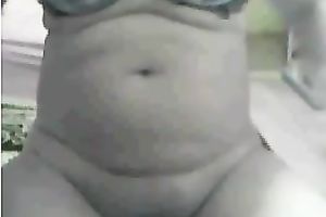 Chubby blonde haired smutty cam nerdy whorable housewife flashed her large whoppers