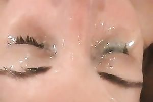 Thirsty mother I'd like to fuck engulfing large dong balls unfathomable in the washroom