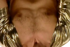 Hot like fire dark brown takes a large wang and receives a load of cum on her face