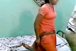 Watching an Indian dilettante pair on web camera having sex