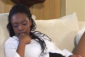 Black cocky bastard lastly acquires what this chab wishes greater quantity than anything