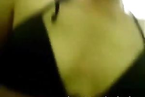 A large hairless snatch of my French slender babe on POV webcam