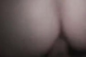 After engulfing my thick dong dark brown slut rides me on top