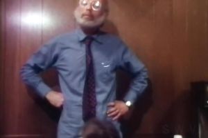 Old concupiscent chap drills slender wench with furry fur pie