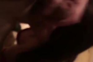 Cute natural brunette hair babe is greater quantity than willing to engulf my prick