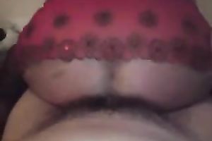 Extremely excited wifey rides me reverse cowgirl style