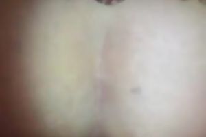 Extremely excited wifey rides me reverse cowgirl style