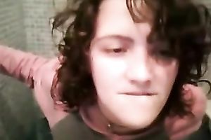 Bootyful all alone large breasted brunette hair showed me off her curves