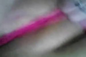 Amateur dirty slut wife put away her pink pants and masturbates vagina