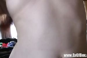 Exquisite tiny constricted booty of a white redhead fire BBC slut